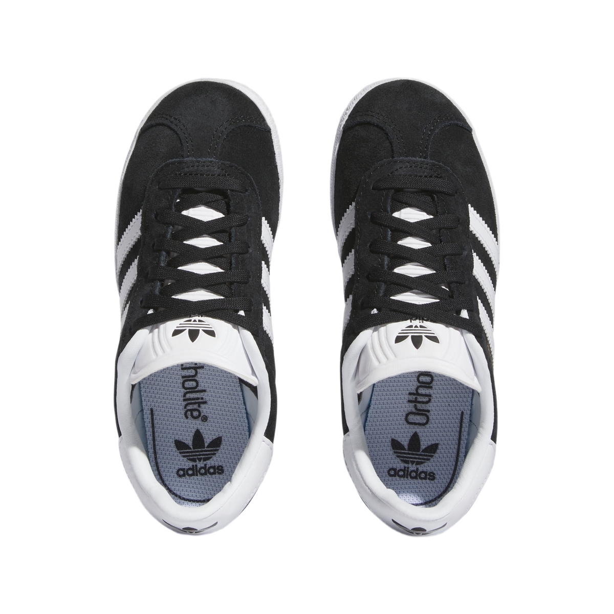 adidas Gazelle Core Black Cloud White Gold Metallic (PS)