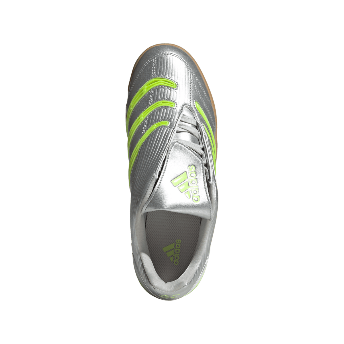 adidas Predator Sala Silver Metallic Signal Green (Women's)