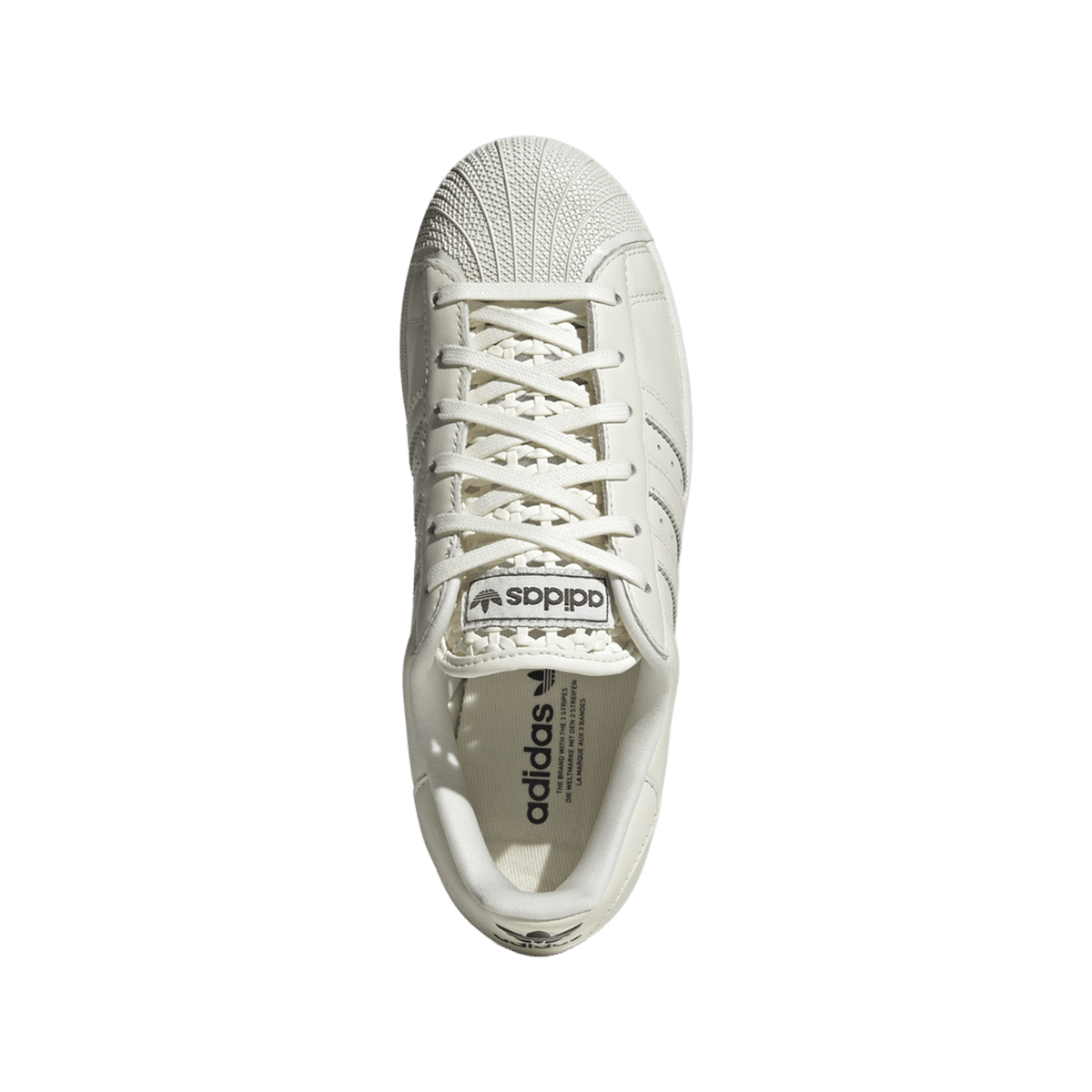 adidas Superstar II Basketweave Tongue Off White (Women's)