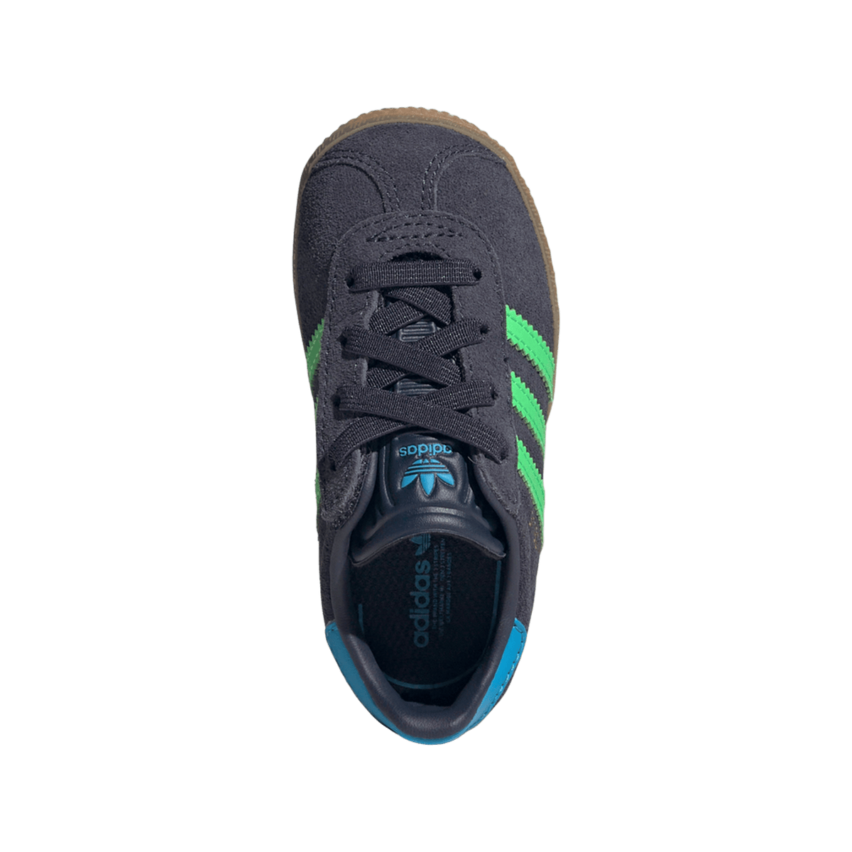 adidas Gazelle Comfort Closure Shadow Navy Screaming Green (TD)