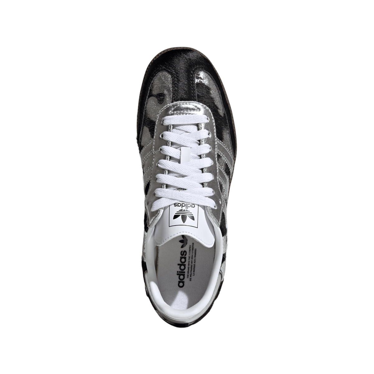 adidas Samba OG Black Pony Hair Silver Metallic (Women's)