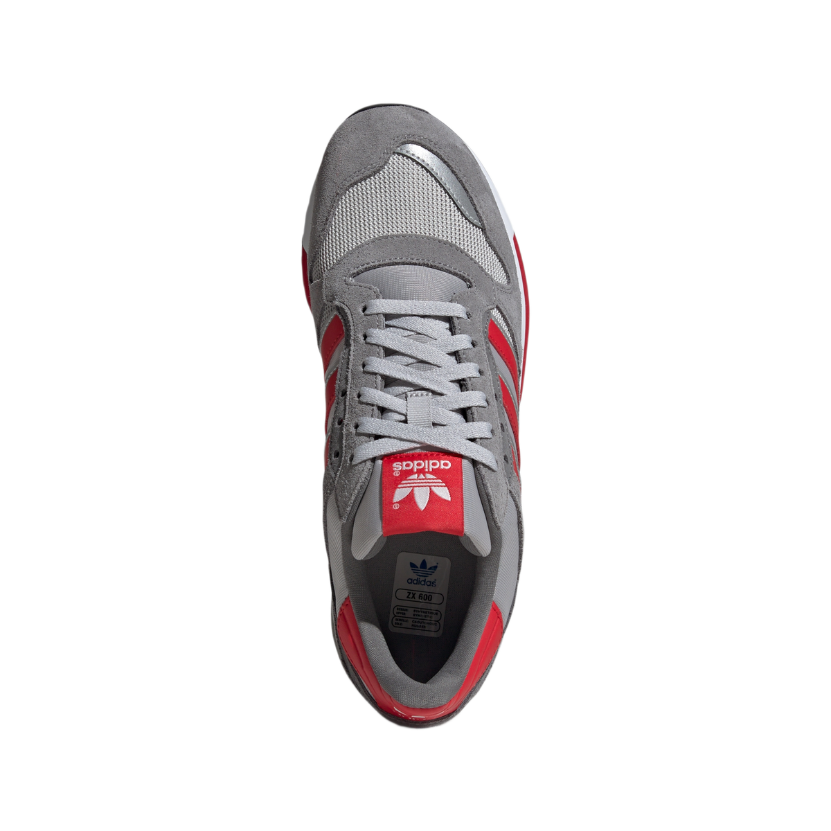 adidas ZX 600 Grey Three Better Scarlet Grey Two