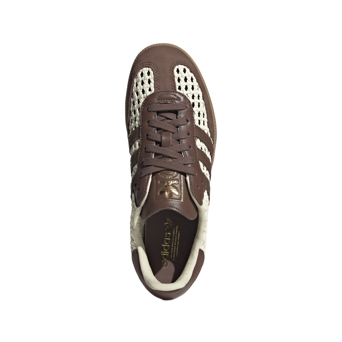 adidas Samba OG Basketweave Cream White Earth Strata (Women's)