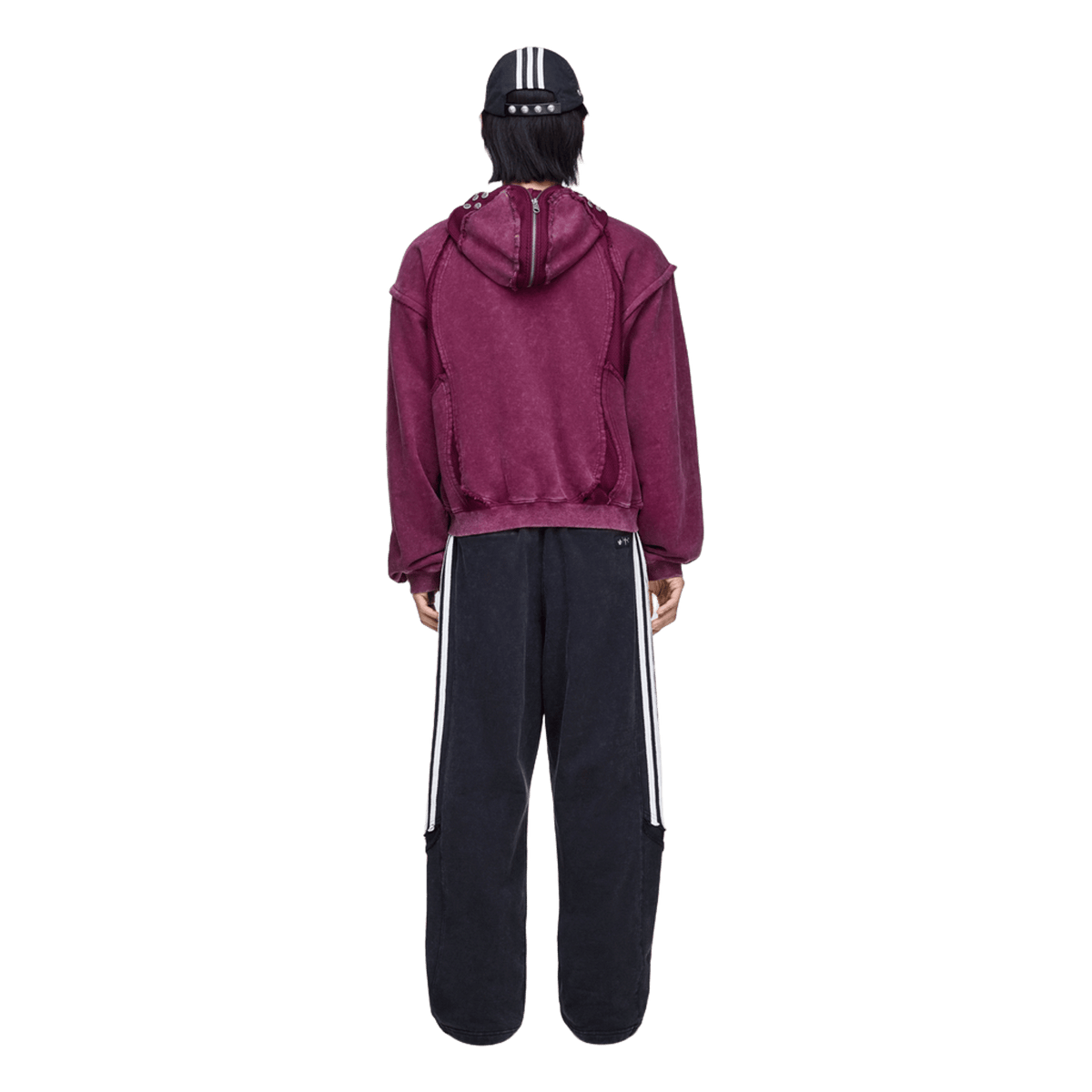 adidas x Thug Club Teamgeist Hooded Zip Up (Asia Sizing) Maroon