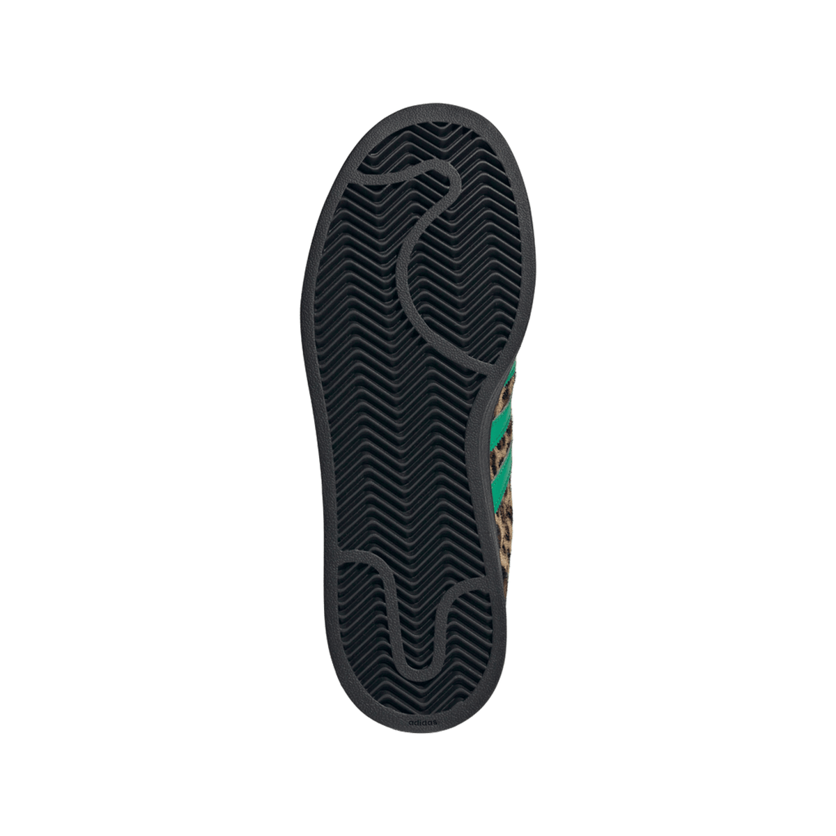 adidas Superstar Black Green Leopard (Women's)