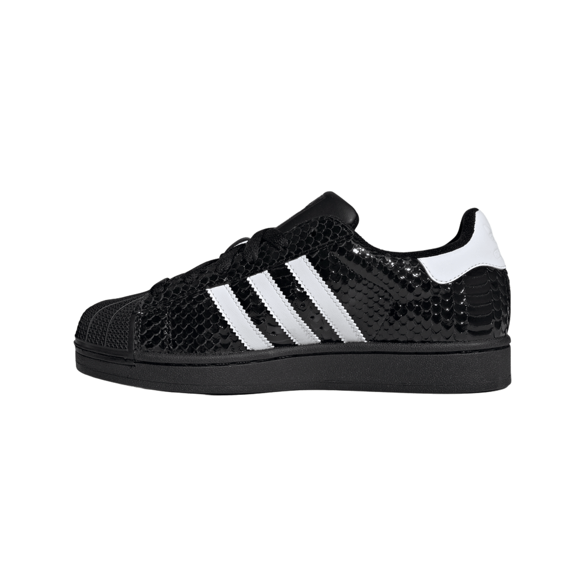 adidas Superstar II Patent Snakeskin Black White (Women's)