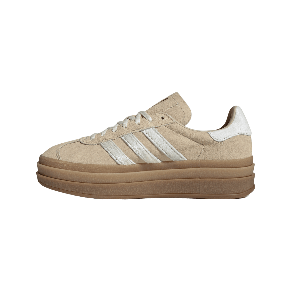 adidas Gazelle Bold Stone Khaki Cream White (Women's)