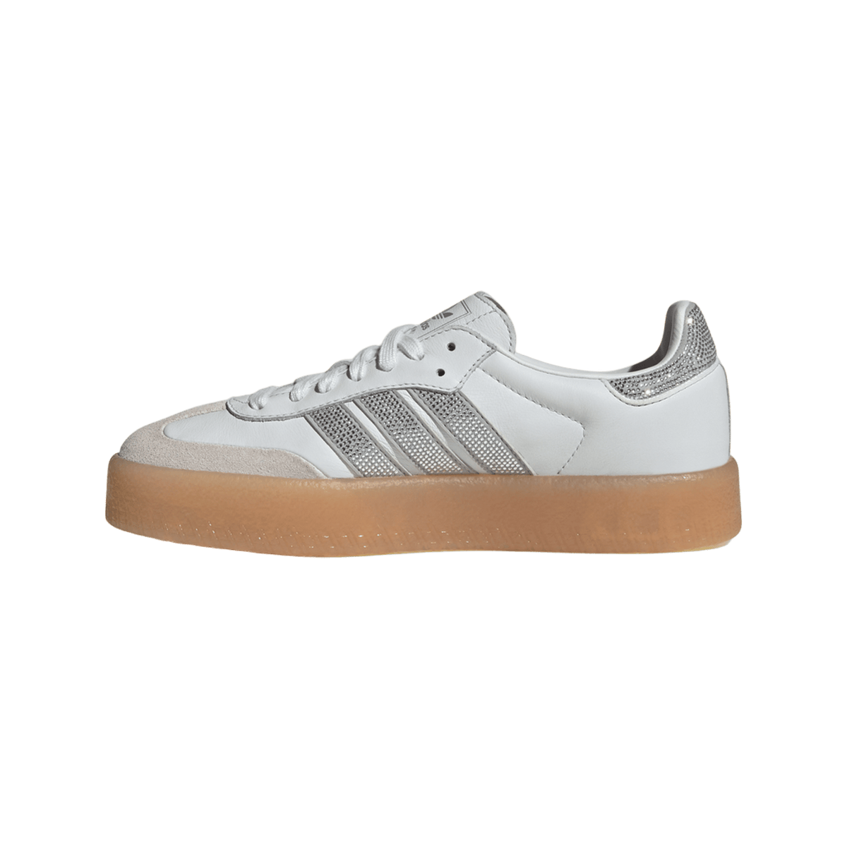 adidas Sambae Rhinestone Crystal White Silver (Women's)
