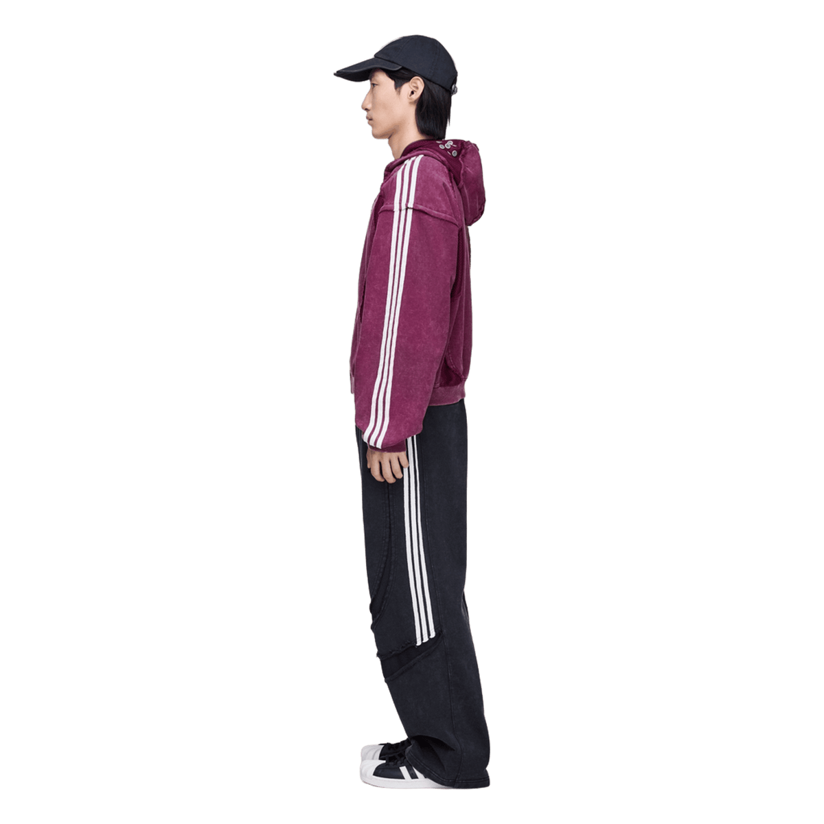adidas x Thug Club Teamgeist Hooded Zip Up (Asia Sizing) Maroon