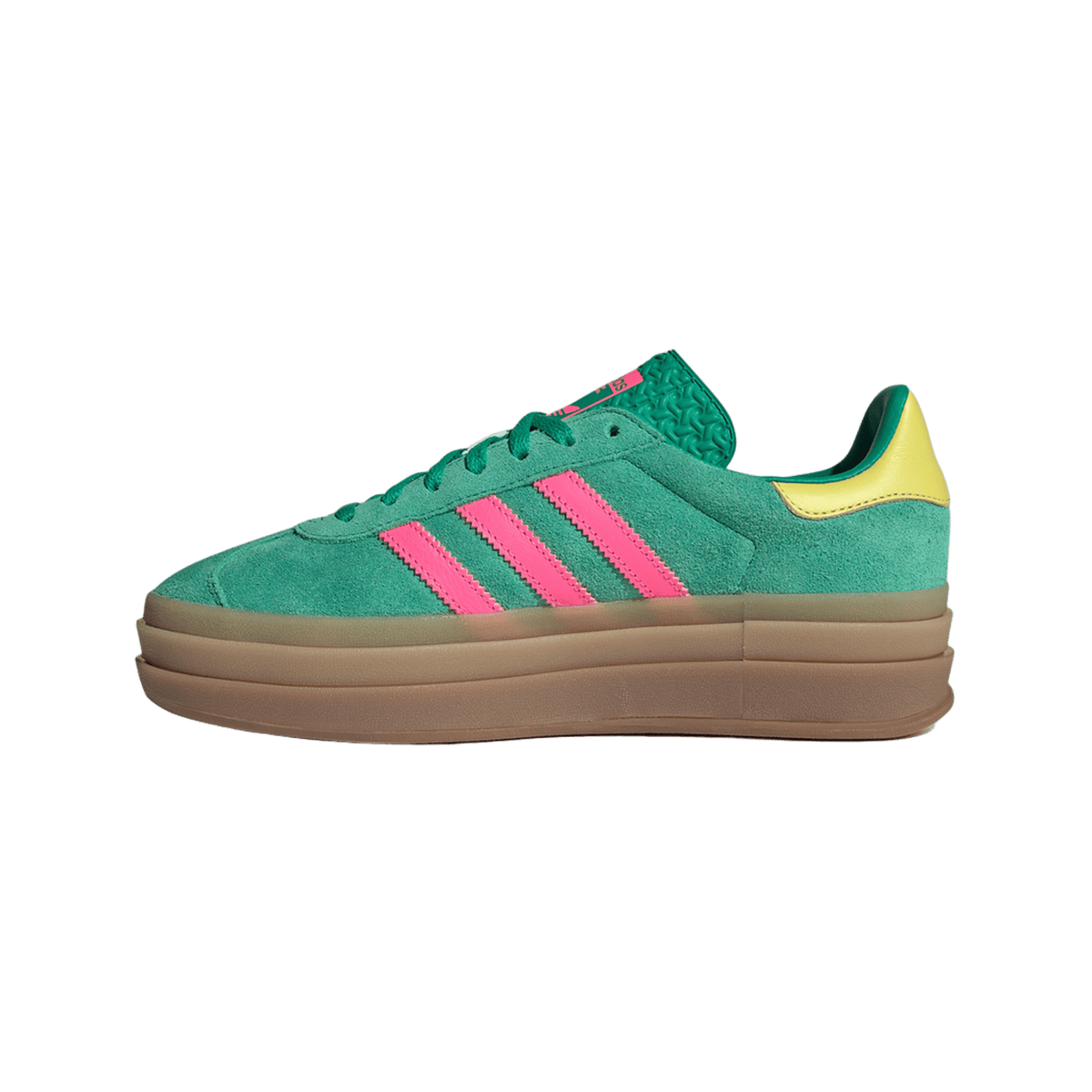 adidas Gazelle Bold Court Green Lucid Pink (Women's)