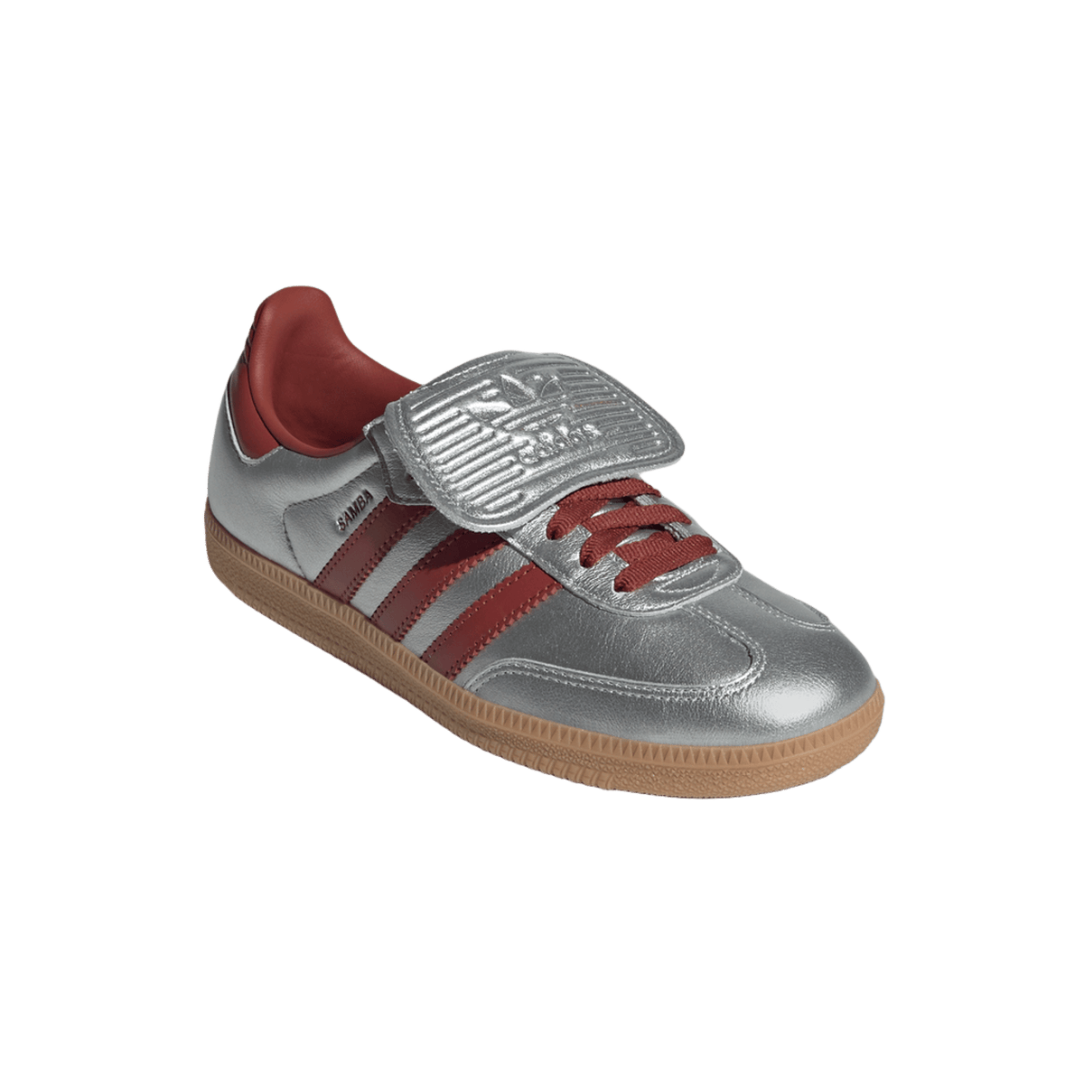 adidas Samba LT Silver Metallic Ruby Gum (Women's)