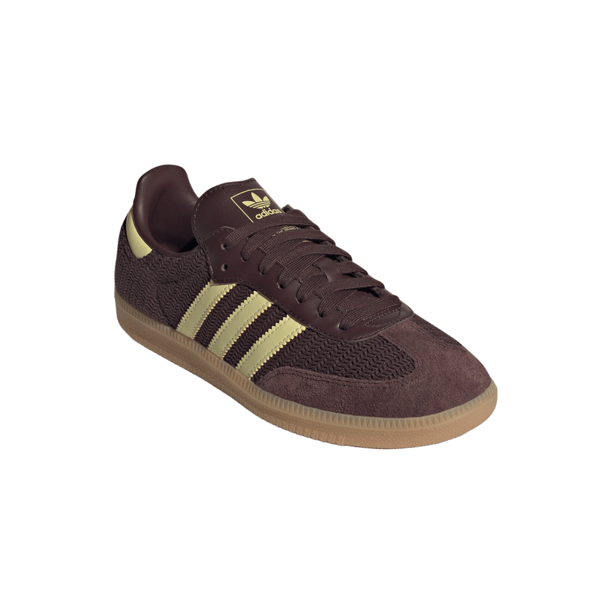 adidas Samba OG Shadow Brown Powder Yellow (Women's)
