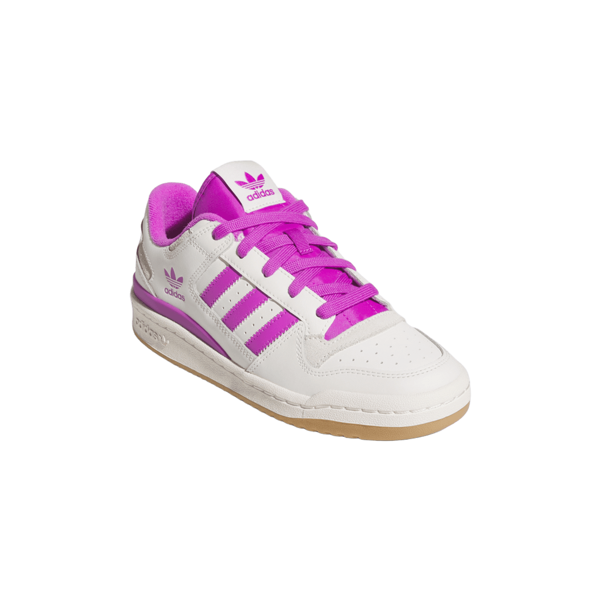 adidas Forum Low CL Cloud White Purple Burst Cream White (Women's)