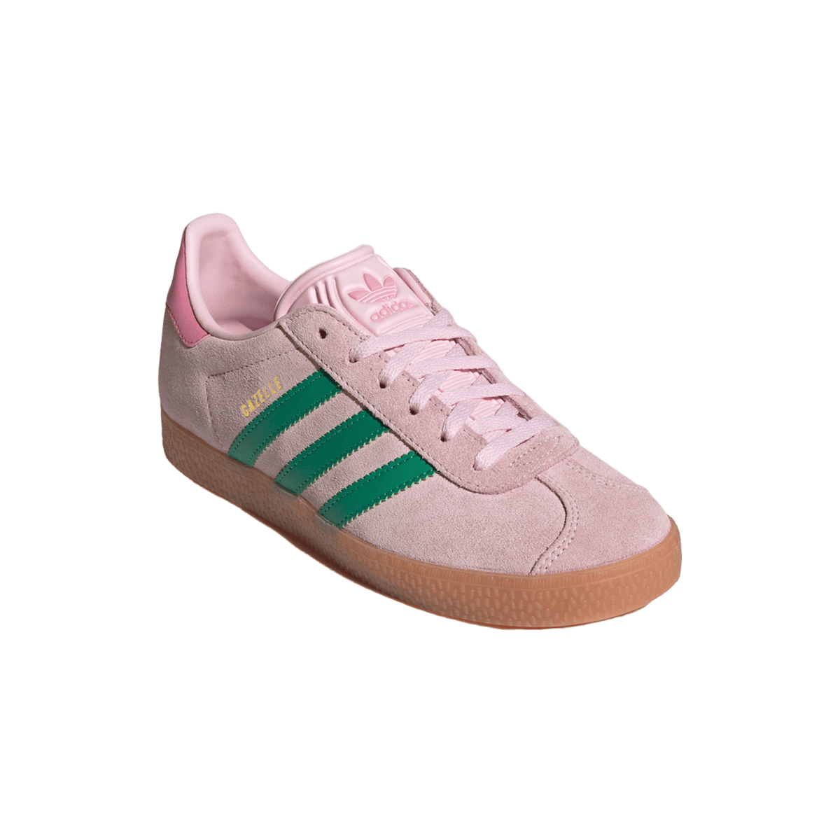 adidas Gazelle Clear Pink Court Green (GS)
