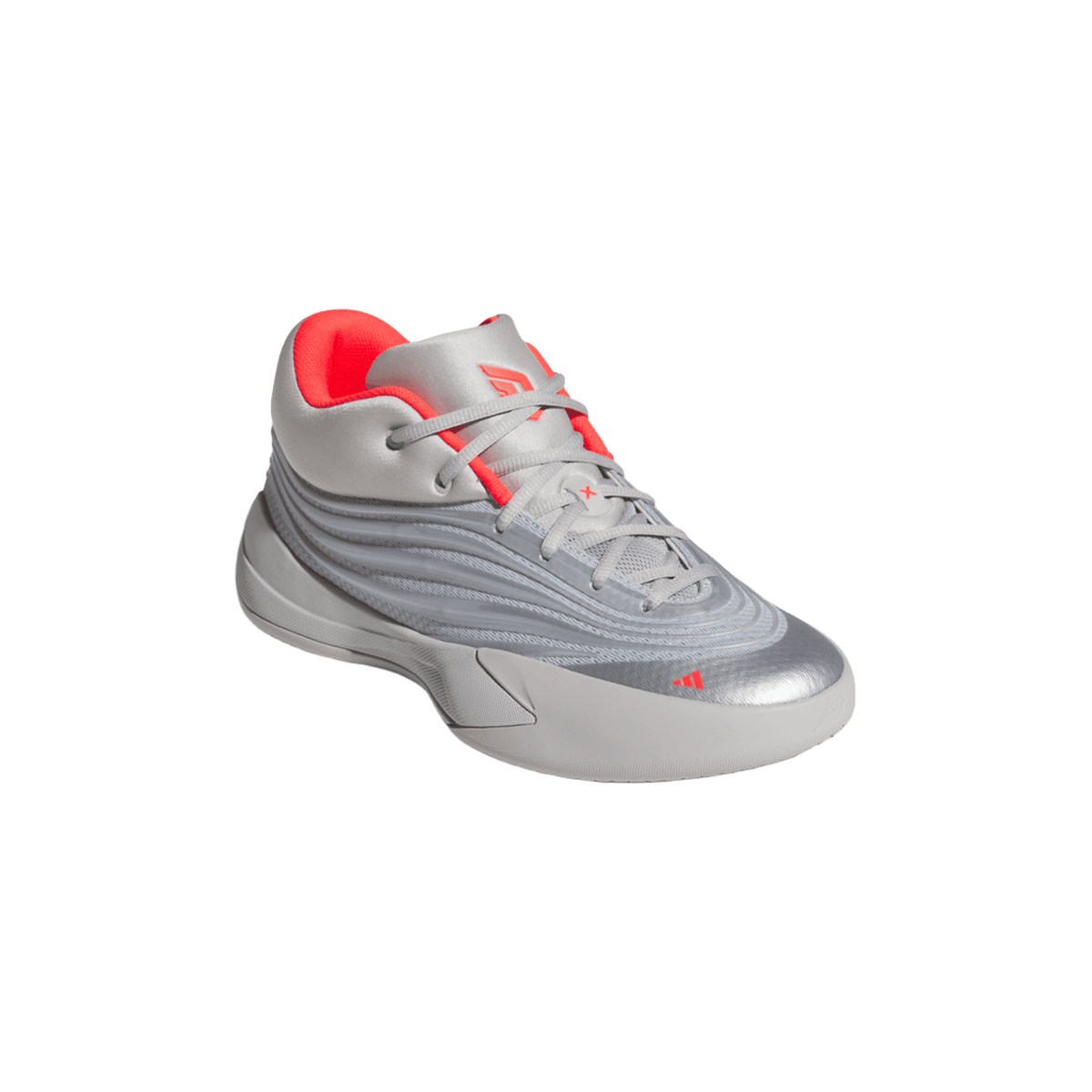 adidas Dame 10 Silver Metallic Lucid Red