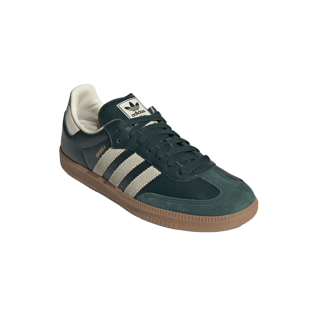 adidas Samba OG Shadow Green Cream White Gold Metallic