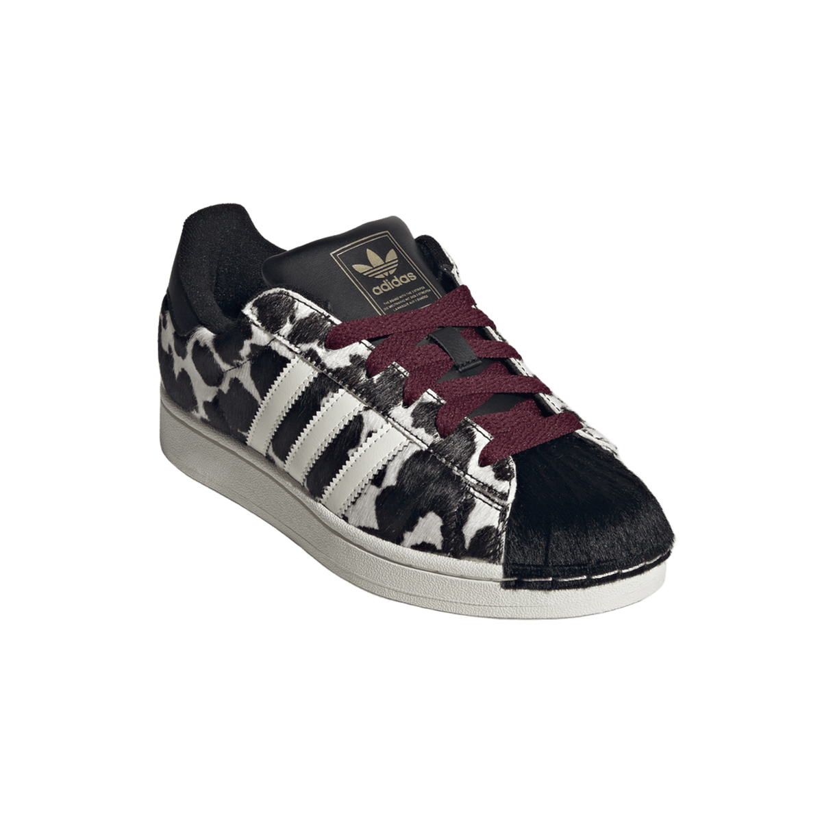 adidas Superstar II Cow Print Black Off White Women's