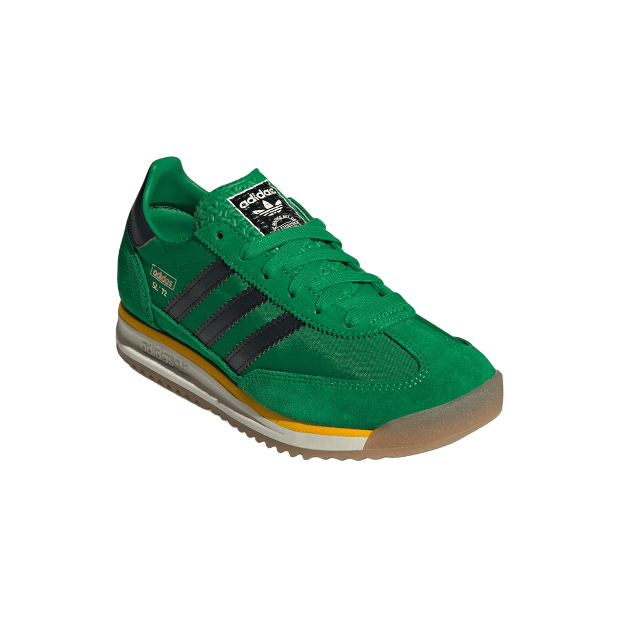 adidas SL 72 RS Green Core Black Crew Yellow (GS)