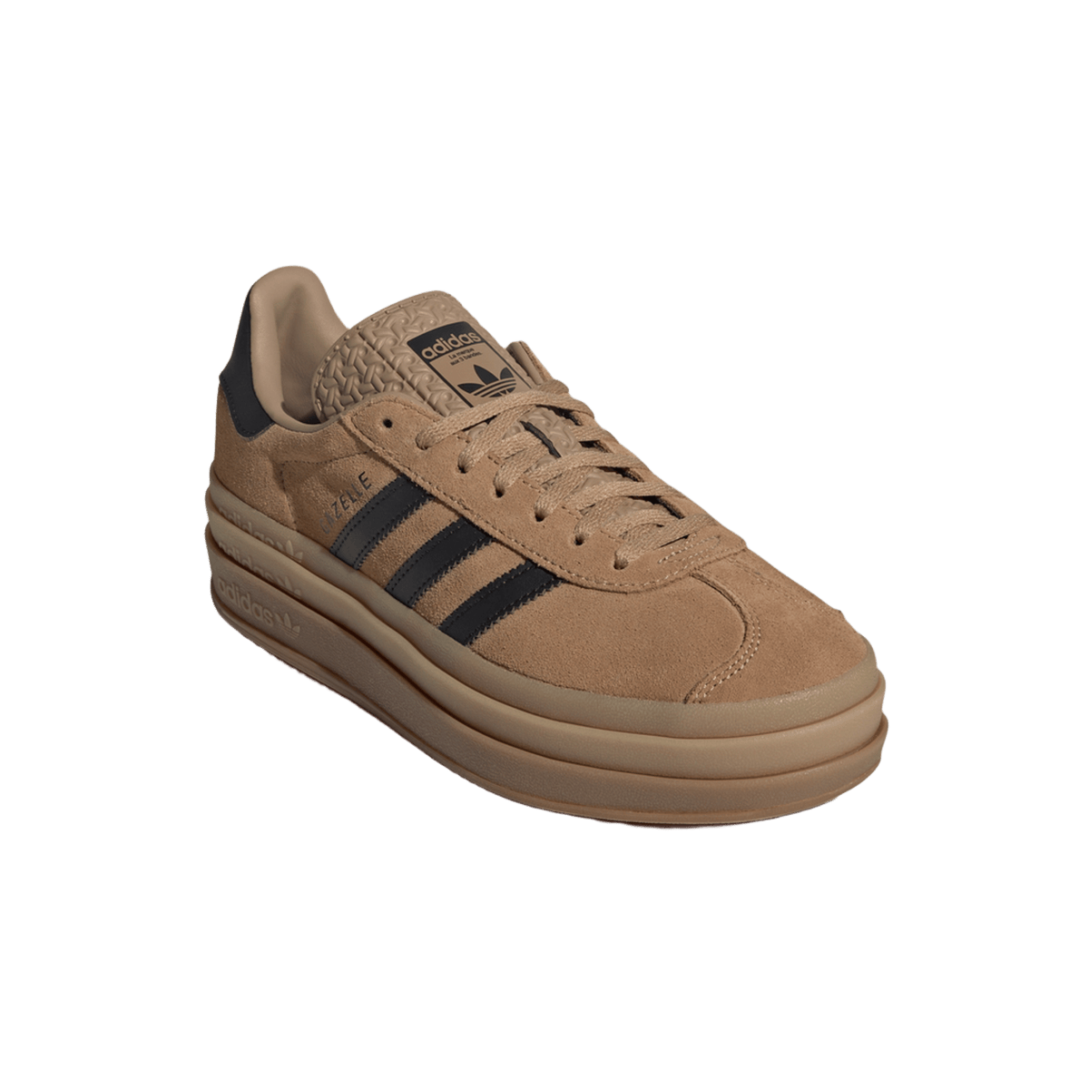 adidas Gazelle Bold Cardboard Black Gum (Women's)