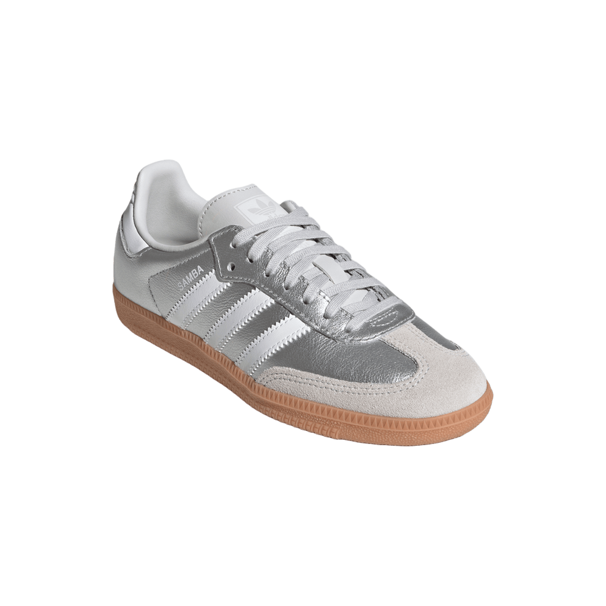 adidas Samba OG Silver Metallic Cloud White Gum (GS)