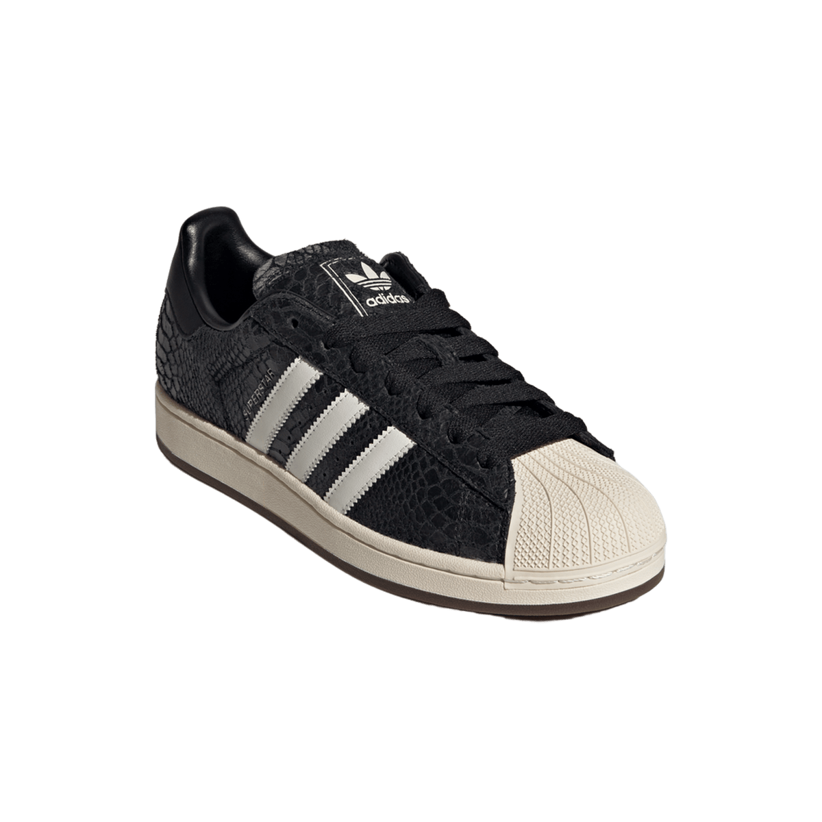 adidas Superstar II Black Croc Cream White