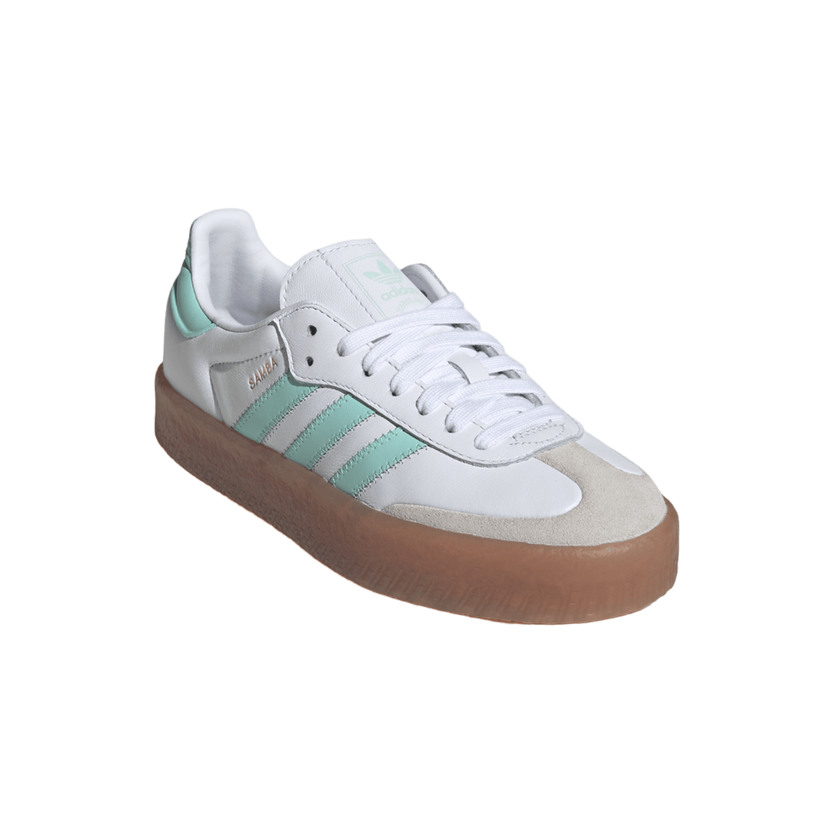 adidas Sambae Cloud White Clear Mint Gold Metallic (GS)