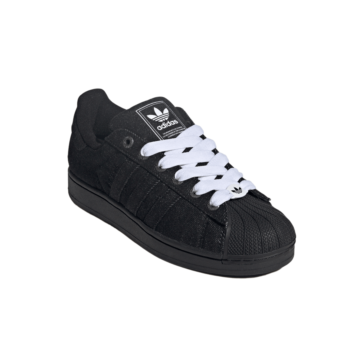 adidas Superstar II Black Denim