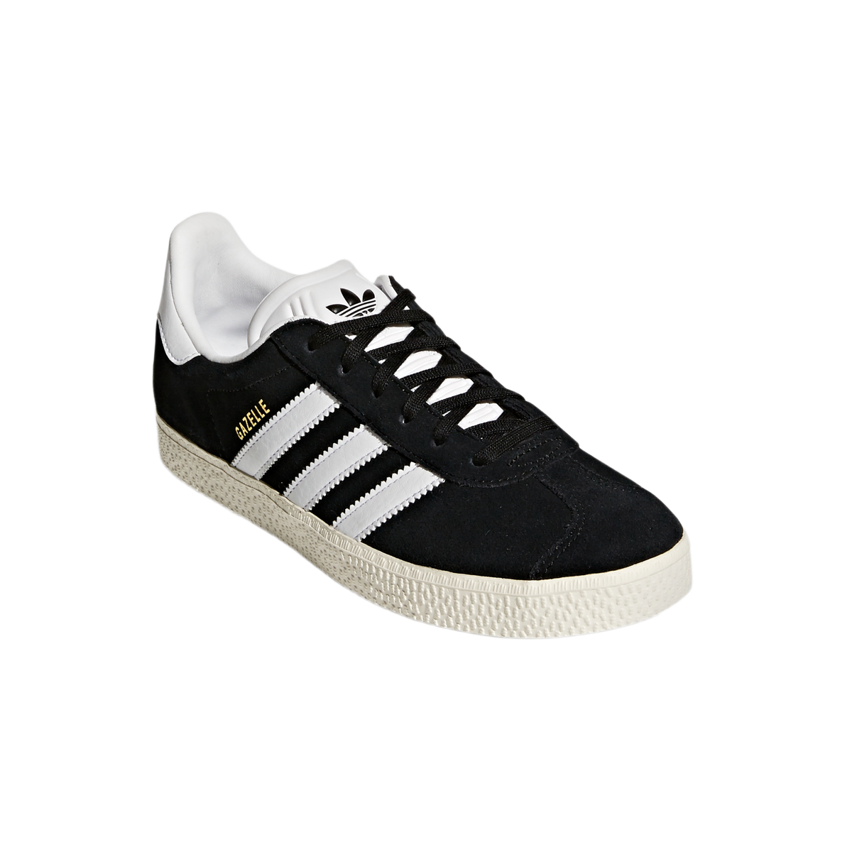 adidas Gazelle Core Black Cloud White Gold Metallic (GS)