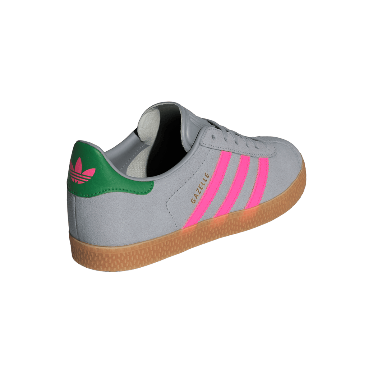adidas Gazelle Halo Silver Lucid Pink Green (GS)