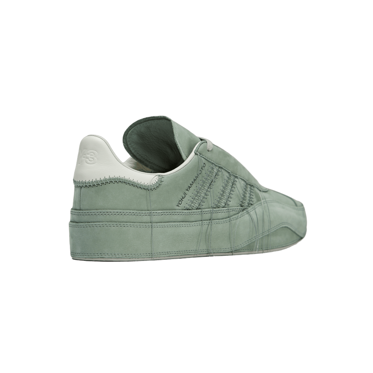 adidas Y-3 Gazelle Silver Green Off White Light Brown