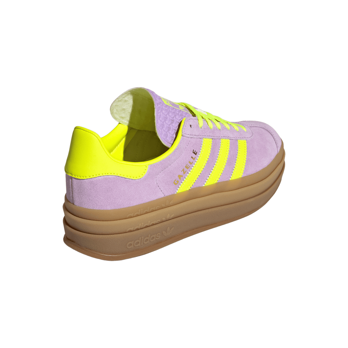 adidas Gazelle Bold Powder Plum Solar Yellow (Women's)