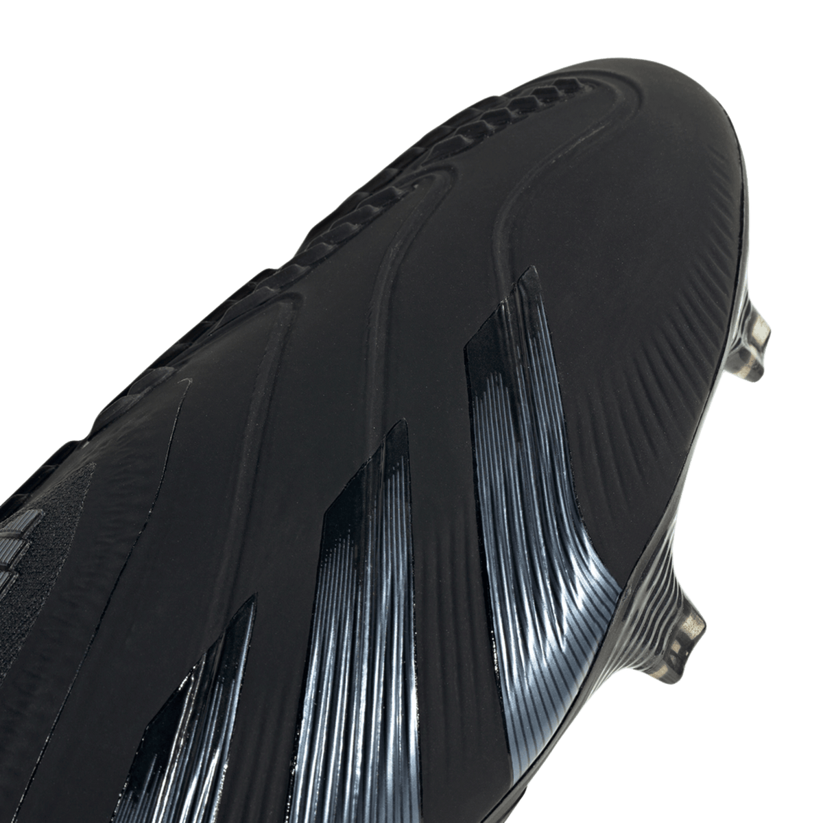 adidas Predator 24 Elite Laceless FG Core Black Carbon