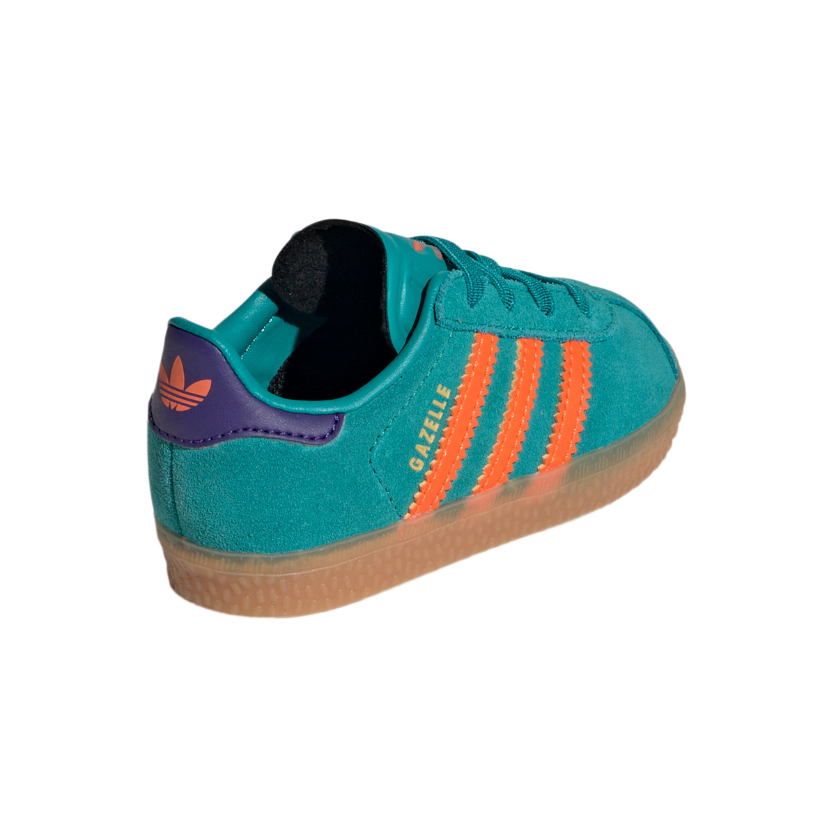adidas Gazelle Comfort Closure Pure Teal Impact Orange Collegiate Purple (TD)