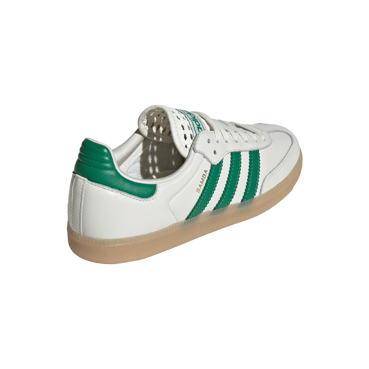 adidas Samba OG Basketweave Tongue Off White Green (Women's)