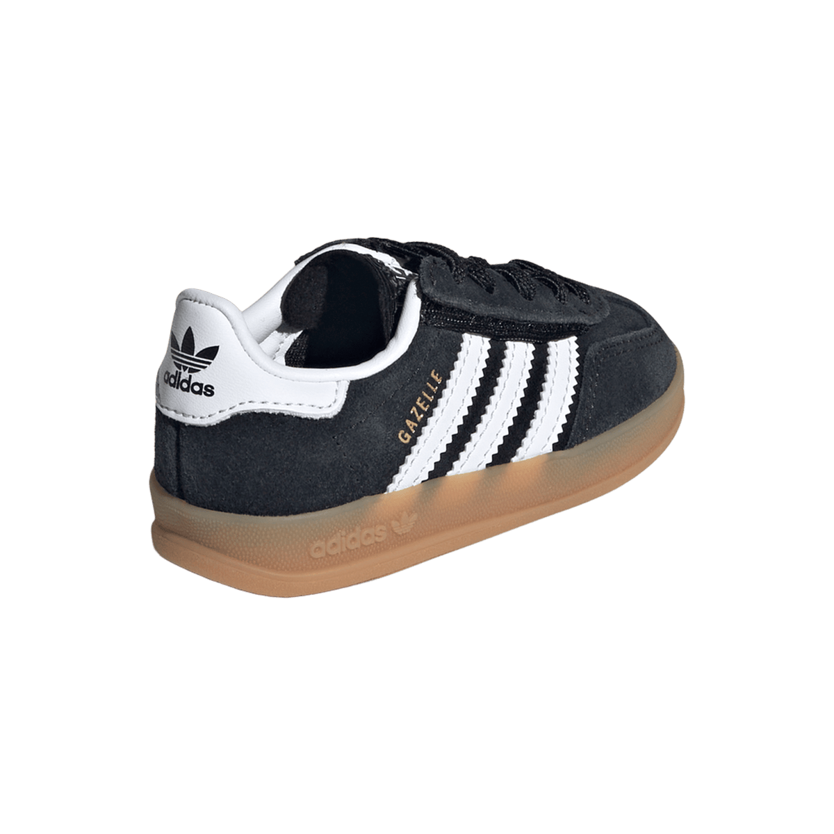 adidas Gazelle Indoor Comfort Closure Black White Gum (TD)