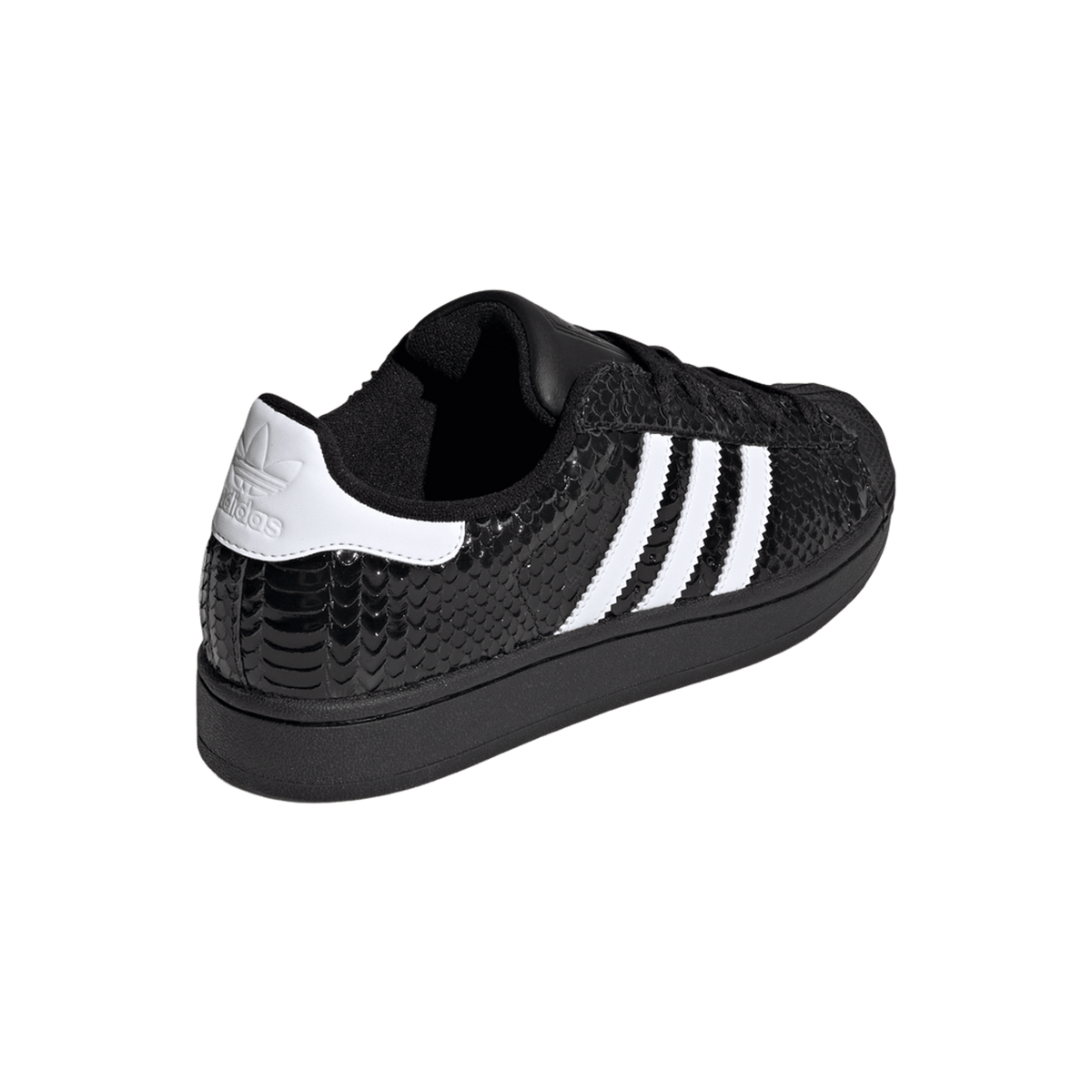 adidas Superstar II Patent Snakeskin Black White (Women's)