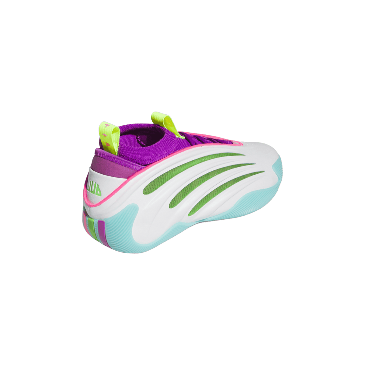 adidas Harden Vol. 9 Jalen Williams White Lucid Lime Pink