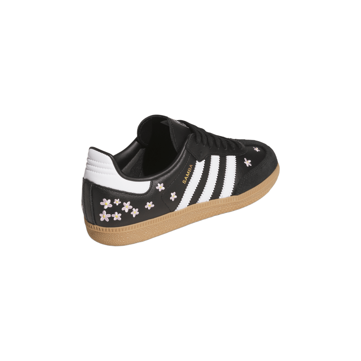 adidas Samba OG Black White Gum Floral Embroidery (GS)