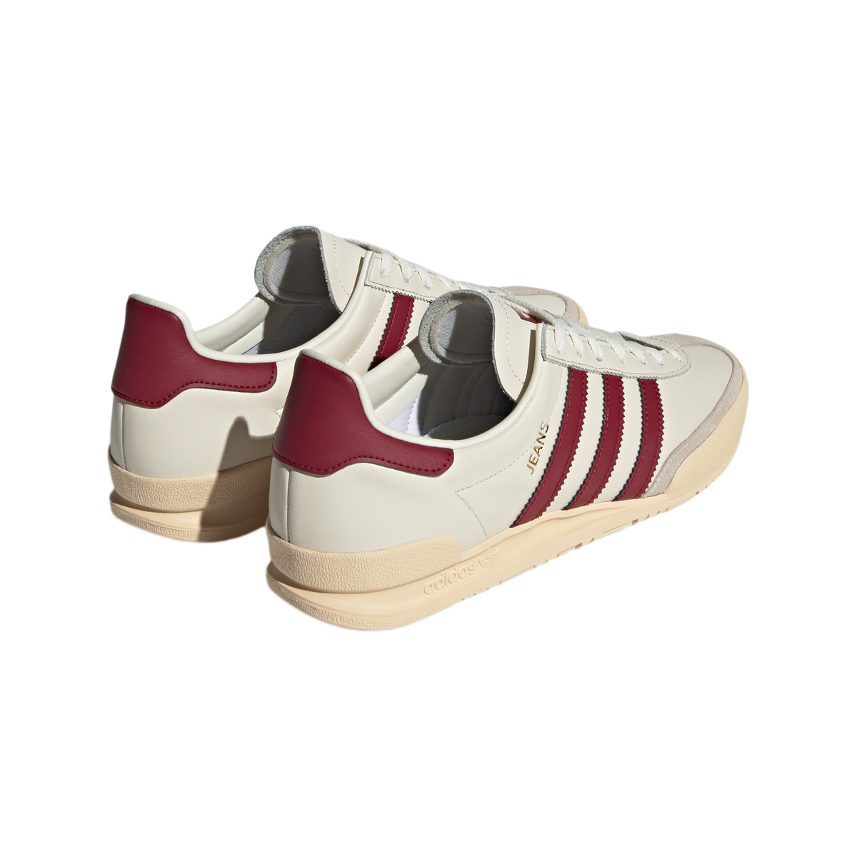adidas Jeans Chalk White Collegiate Burgundy