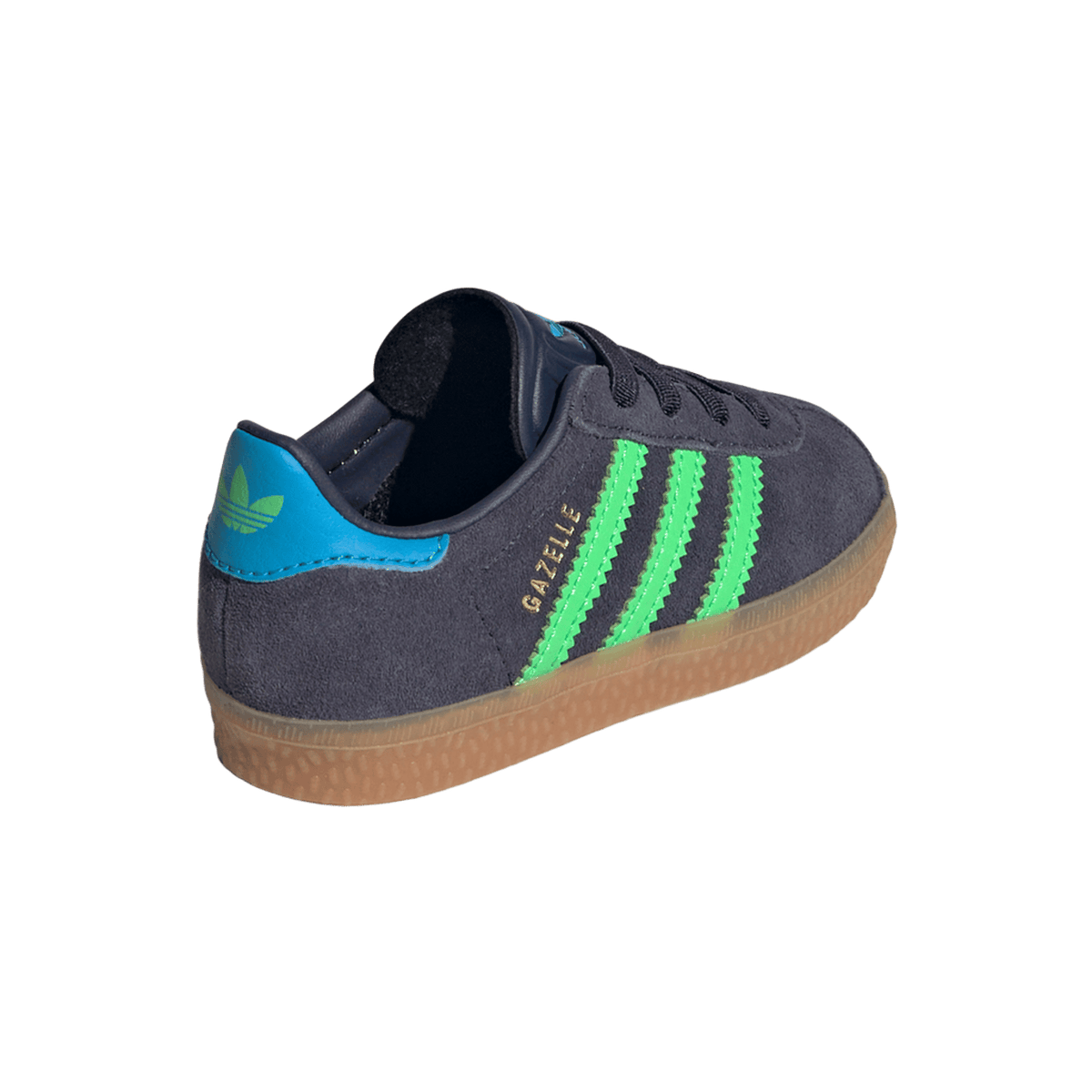 adidas Gazelle Comfort Closure Shadow Navy Screaming Green (TD)