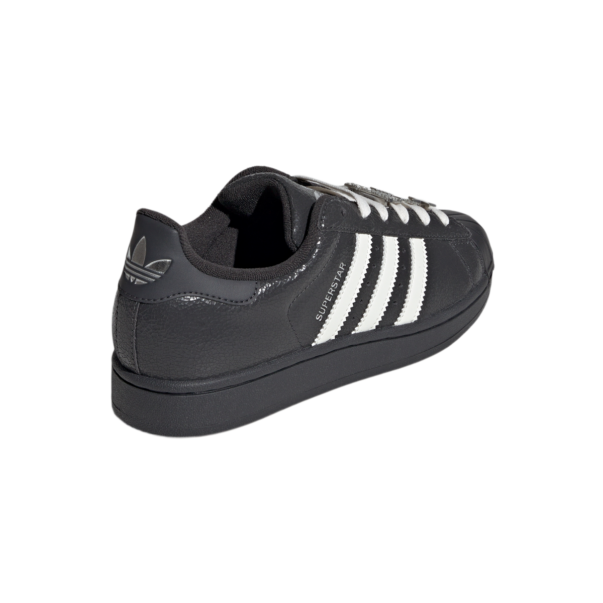 adidas Superstar II Carbon Off White Silver Metallic (Women's)