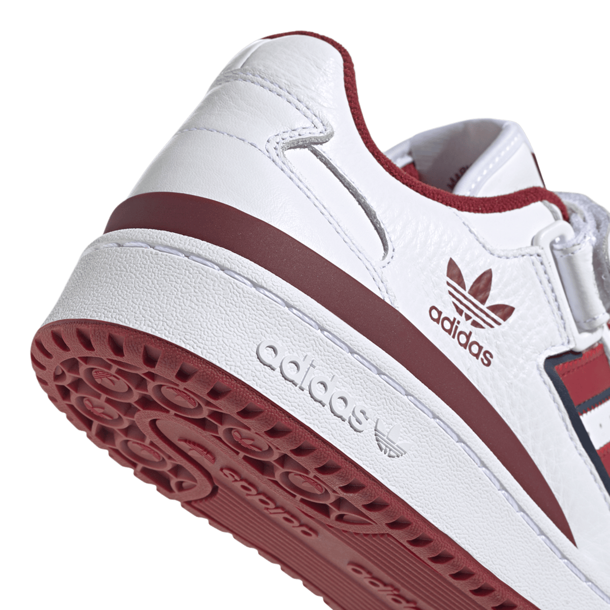 adidas Forum Low Cloud White Collegiate Burgundy Collegiate Navy