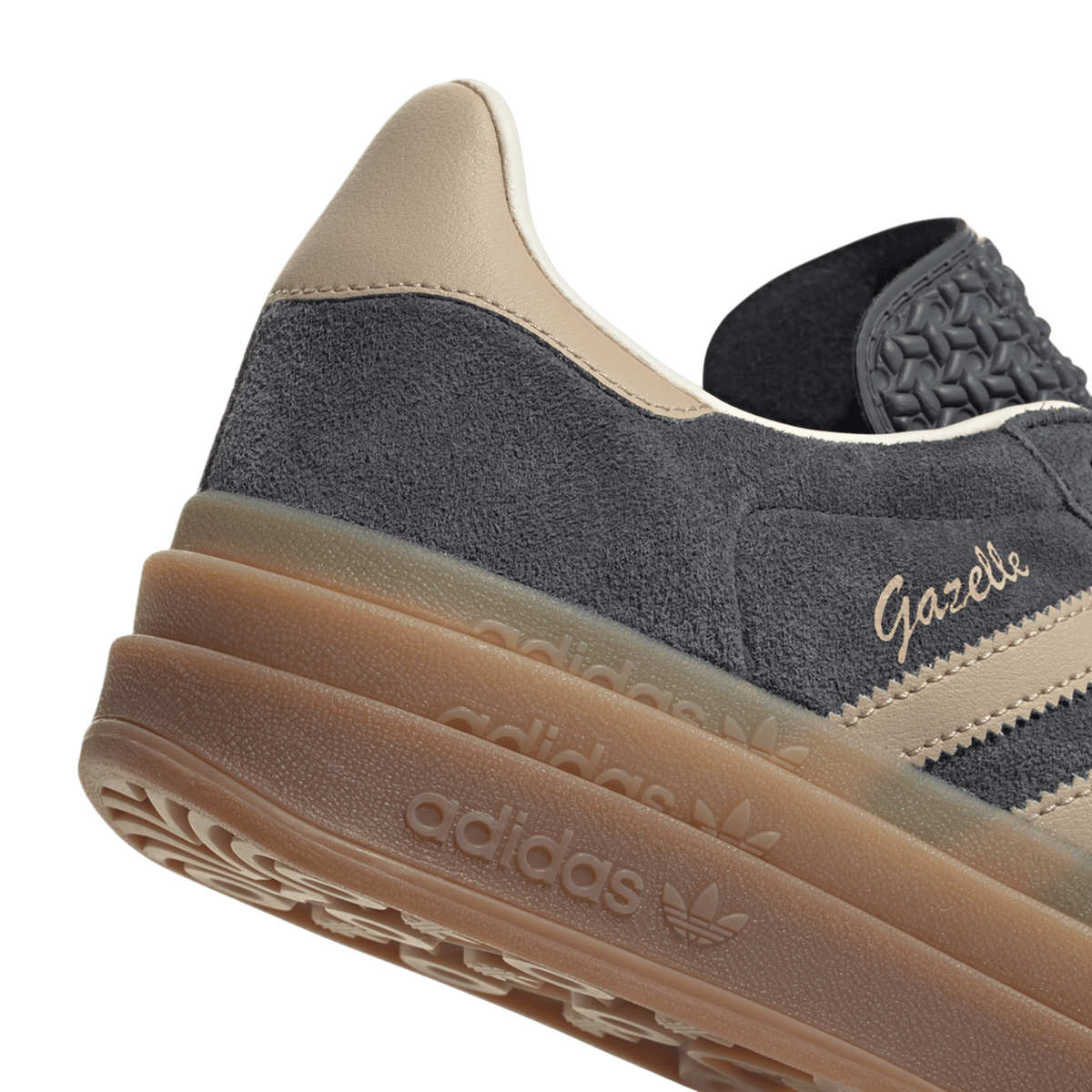 adidas Gazelle Bold Grey Magic Beige Gum (Women's)