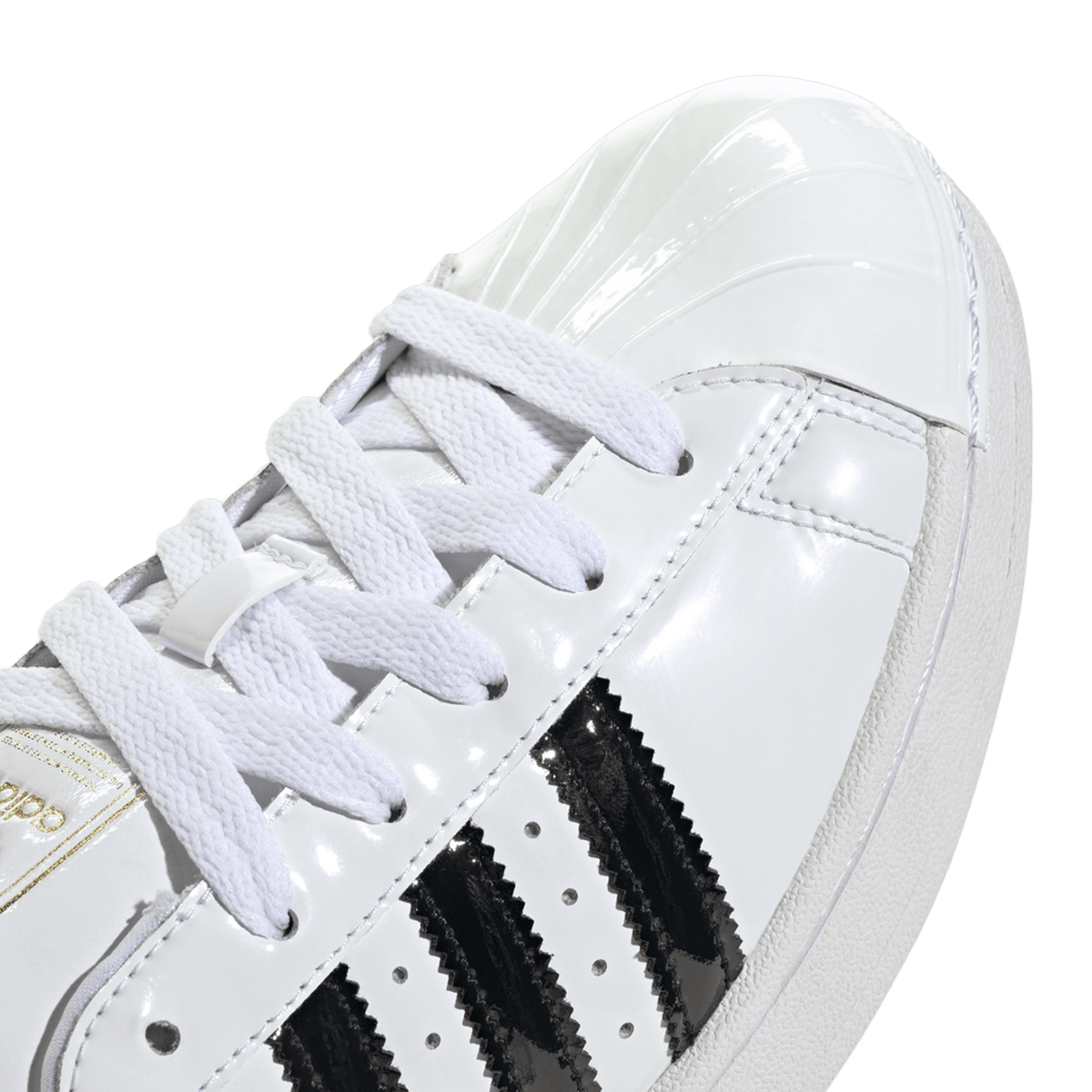 adidas Superstar II Cloud White Core Black Gold Metallic (Women's)