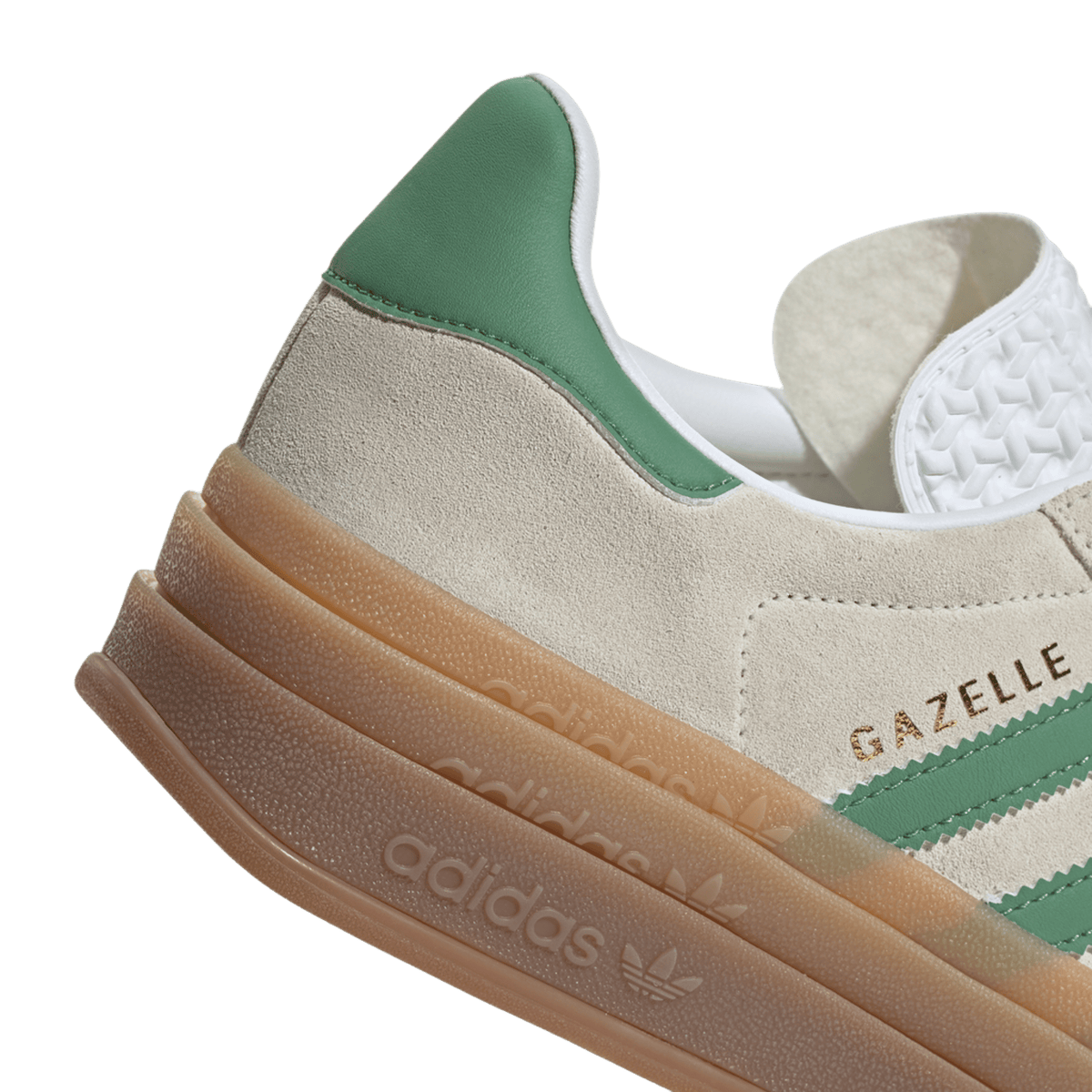 adidas Gazelle Bold Off White Preloved Green (Women's)