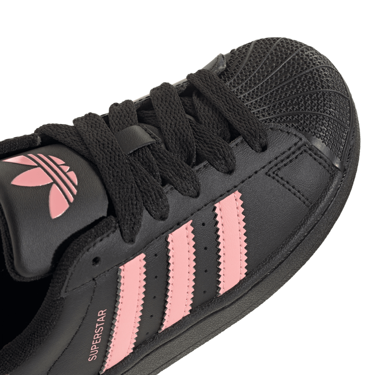 adidas Superstar II Black Glow Pink (PS)
