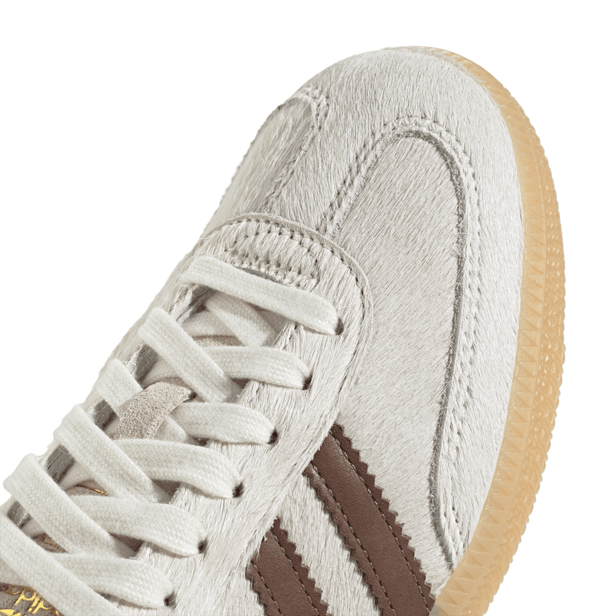 adidas Samba OG Cream White Earth Strata Pony Hair (Women's)