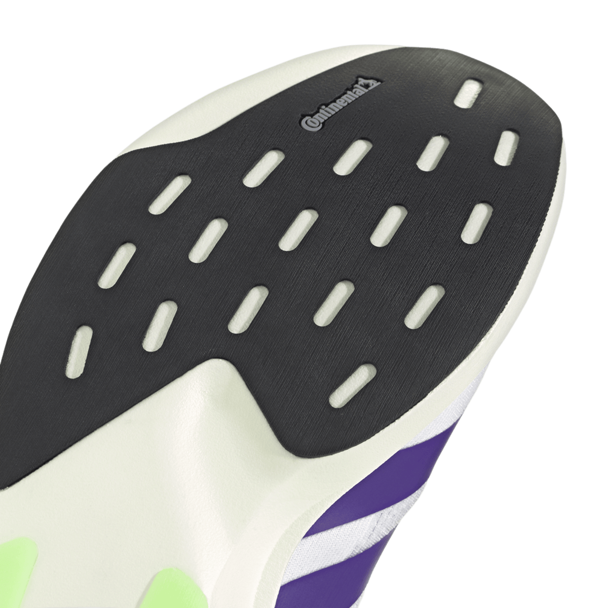 adidas Adizero Evo SL White Purple Lime Burst