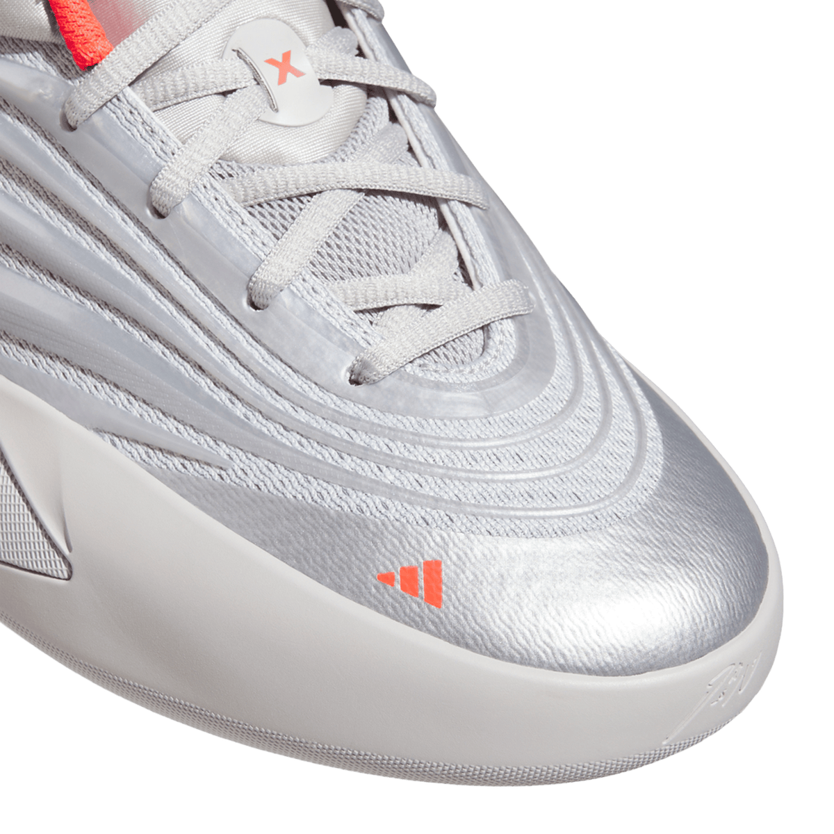 adidas Dame 10 Silver Metallic Lucid Red