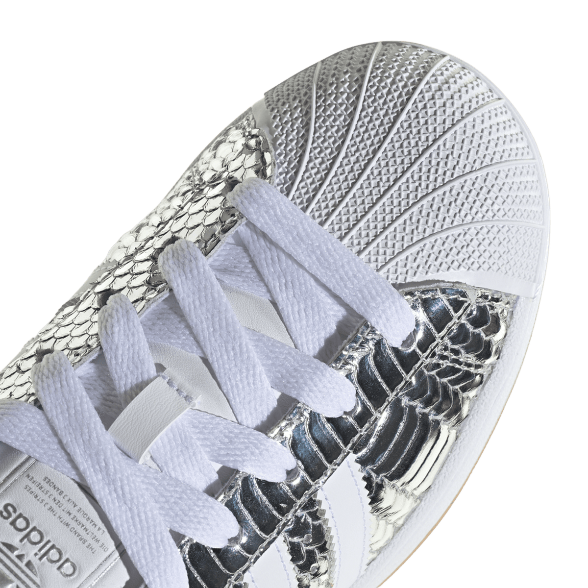 adidas Superstar II Patent Snakeskin Silver Metallic (Women's)